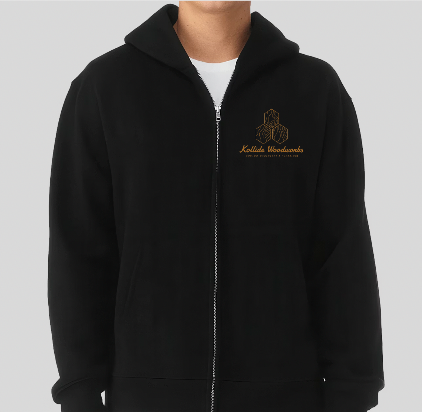 Kollide Woodworks - Full Zip-up Hoodie